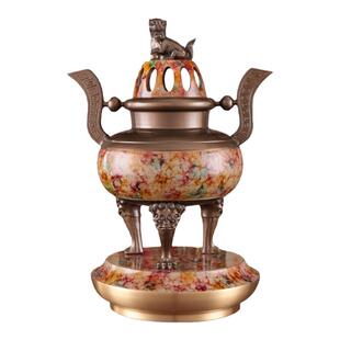 铜五供神桌佛前祭奠先祖宗祠庙宇祭祀用盛供品香炉烛台花瓶摆件