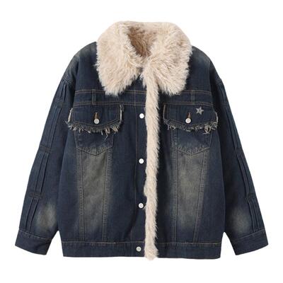 FPMZ常规款美式复古宽松牛仔外套