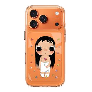 花花长发小玉yuy适用苹果17promax手机壳iphone16pro少女心15plus卡通14趣味13mini可爱12新款11/x/8/xr/xs/7