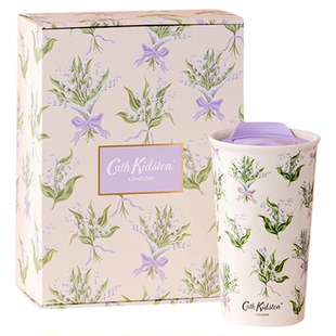 英国Cath Kidston陶瓷双层杯随手杯咖啡杯马克杯保温杯女生高颜值