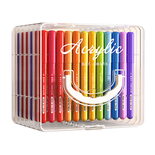 玻璃可擦笔丙烯马克笔软头标记荧光笔海报黑板记号笔镜面涂鸦液体水粉笔白色家用教学用笔亚克力陶瓷荧光笔