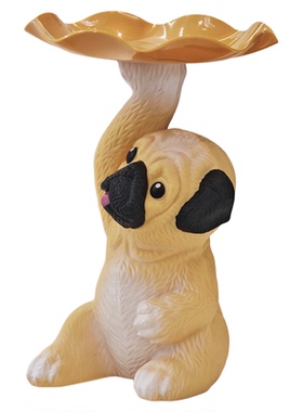 巴哥犬创意入户玄关装饰品