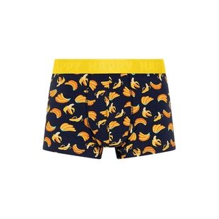 【25秋冬款】Happy Socks瑞典潮牌男士内裤满印香蕉平角四角裤