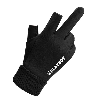 花花公子外卖骑手手套男士保暖