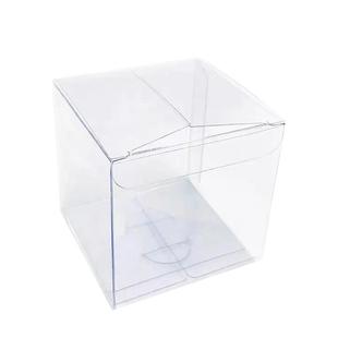 塑料PVC透明包装盒子定制 正方形公仔胶盒手办展示盒印刷定做批发