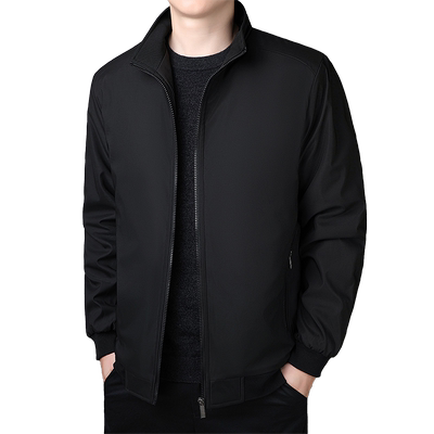 男装优选加绒夹克外套男