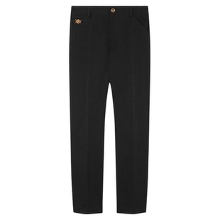 【新品】VERSACE/范思哲 男士棉质华达呢奇诺长裤