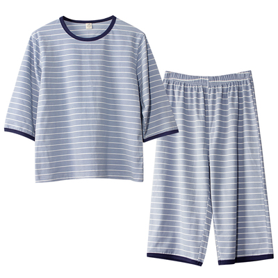 大码童装男童半袖睡衣空调服短袖