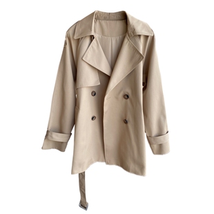 AMR UU◆柜上1W+B家英伦风双排扣卡其色风衣外套女上衣2026春新