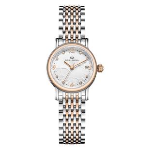 品牌正品海鸥表女士全自动机械手表女表小巧时尚镶钻轻奢小众1074