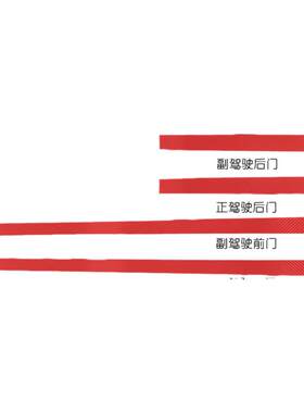 专用于现代索纳塔九装饰贴纸侧裙
