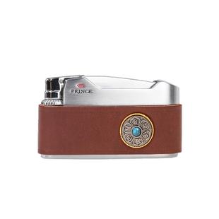日本PRINCE王子正品打火机复古磕头机充气明火六字真言送男友礼物