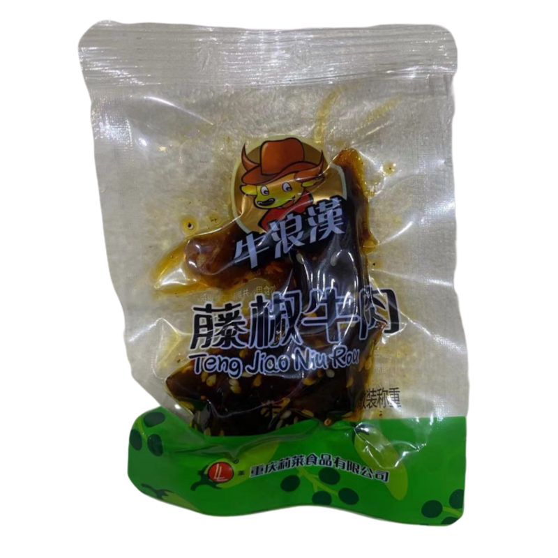 牛浪汉麻辣牛肉干60g袋麻辣泡椒