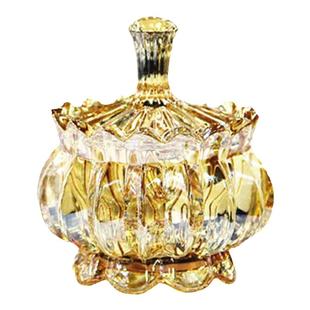 水晶玻璃碗烟灰缸带盖高级感轻奢家用客厅高端大气上档次创意卧室