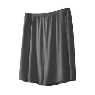 裙裤无裆暗扣男士纯棉短裤手推开叉浴服裤裙足疗按摩服桑拿大裤衩