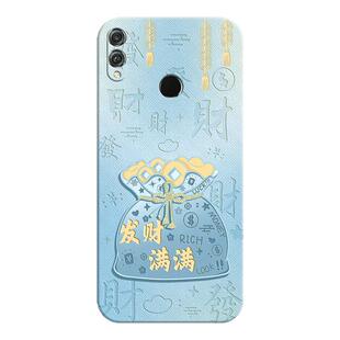 适用华为荣耀play手机壳新款honorplay全包防摔coral液态硅胶cor-al10保护paly套honor女带挂绳男钢化膜外壳