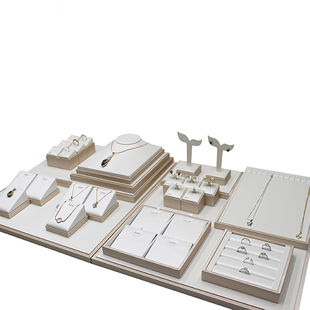 珠宝展示道具首饰品展示架彩宝玉器耳环耳钉吊坠手镯托盘展示架子