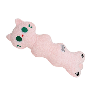 可爱猫咪长条抱枕女生玩偶睡觉抱夹腿床上侧睡专用可拆洗沙发靠枕