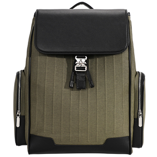 城市通勤背包男款出差商务电脑包超火防水皮质旅行简约百搭双肩包