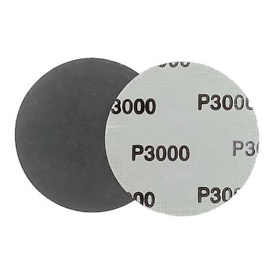 植绒砂纸5寸6寸水磨圆盘自粘5000 1万目玉石文玩汽车超细镜面抛光