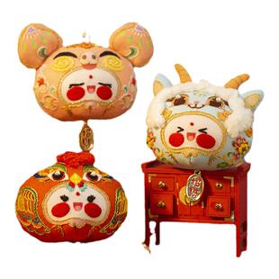 蛇年十二生肖平安符刺绣手工diy材料包香囊平安福荷包龙年礼物