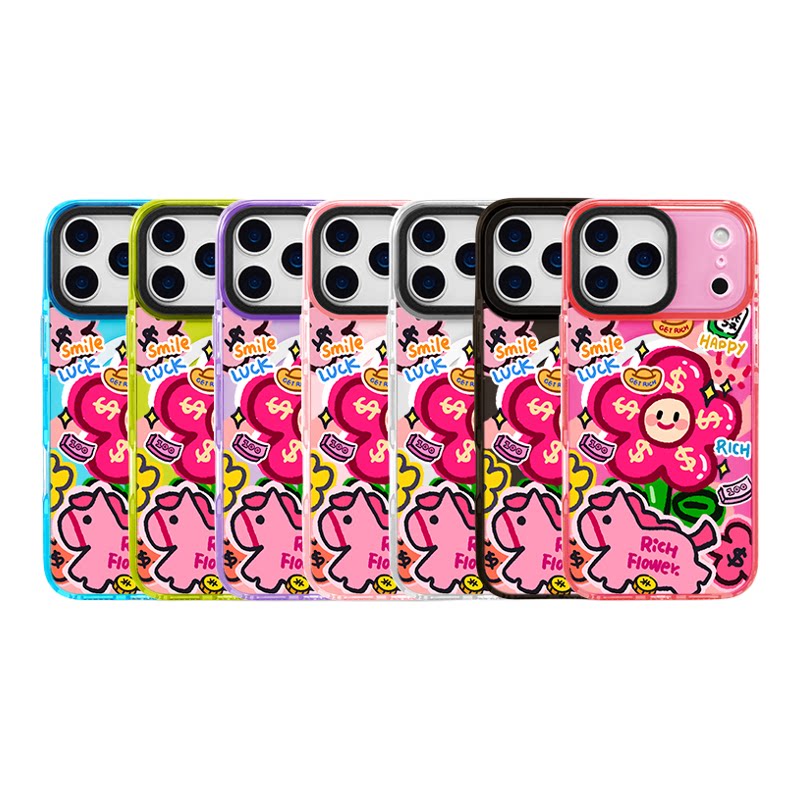 原创马上有钱花红色iPhone17ProMax手机壳马年本命16plus适用苹果15磁吸14防摔13过新年12透明带挂绳