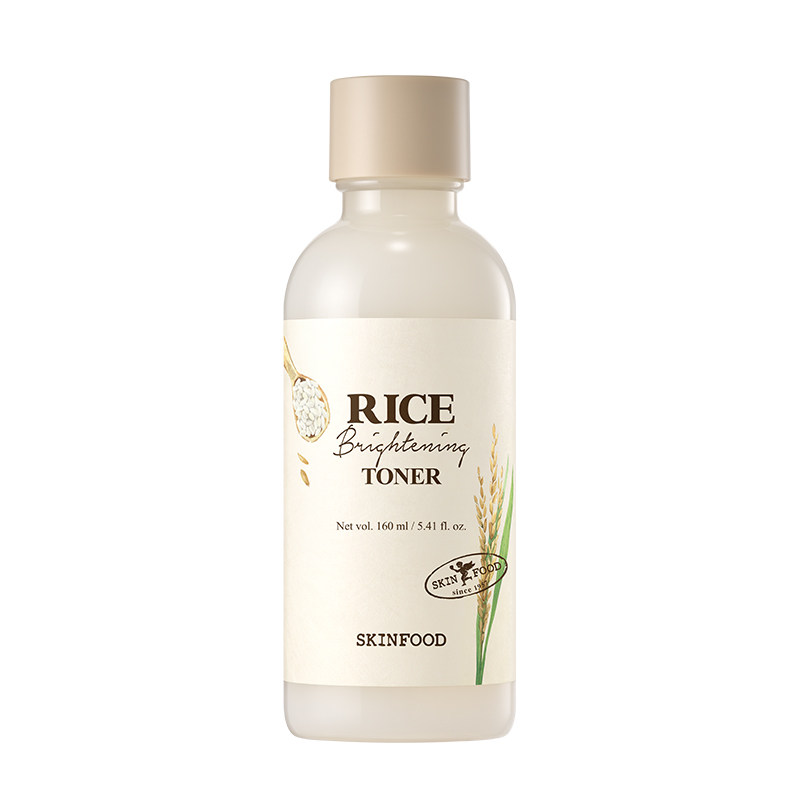 SkinFood思亲肤白米焕亮爽肤水160ml 大米植萃均匀肤色细腻毛孔
