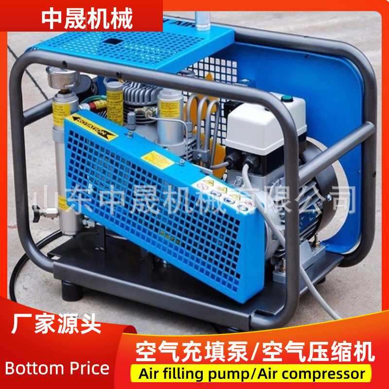 空气充填泵 便携式高压空气压缩机 矿山救护RZX100空气充填泵