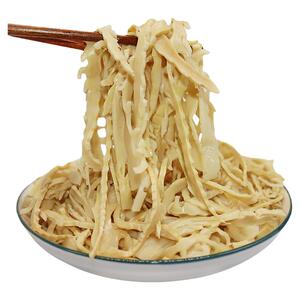 凤尾笋切丝凉拌火锅下饭菜嫩笋