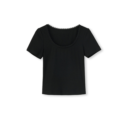 PREPREWORKS蕾丝花边短袖T恤