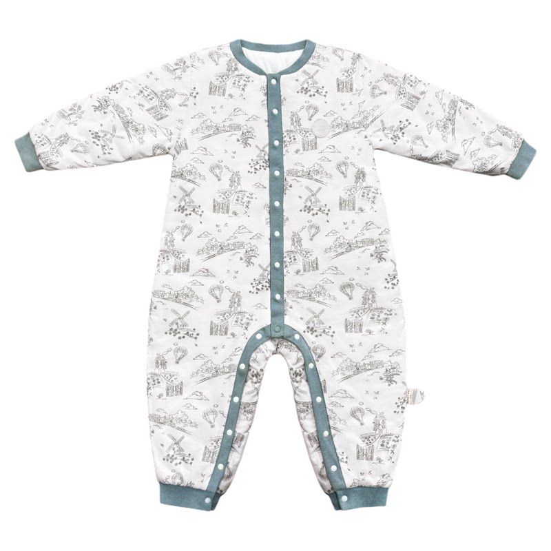 QuincyMae秋冬自发热连体衣棉服