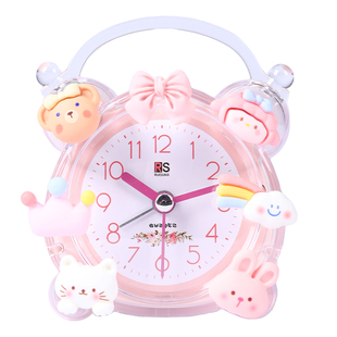儿童小闹钟女孩迷你学生专用起床神器2025新款智能静音时钟表自律