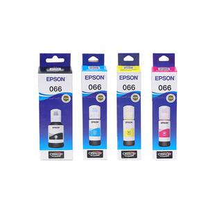 Epson爱普生066原装4色墨水适用L436X  L637X  L6398