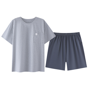 睡衣女夏款青少年初中学生少女短袖短裤带胸垫家居服套装女童纯棉