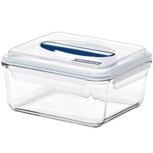 Glasslock盖朗手提大容量冰箱收纳钢化玻璃密封腌菜泡菜大保鲜盒