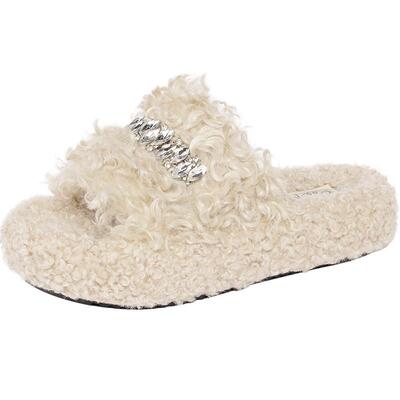 reemoor棉拖鞋毛毛拖时尚高级感