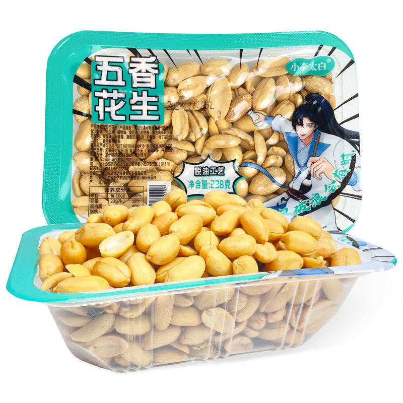 小李太白山东脱油花生238g