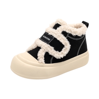 女童雪地靴秋冬季加绒