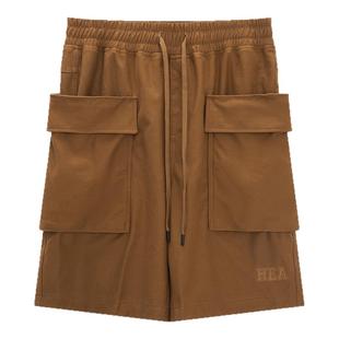 HEA x i.t fingercroxx联名款休闲短裤工装大口袋国潮五分裤百搭