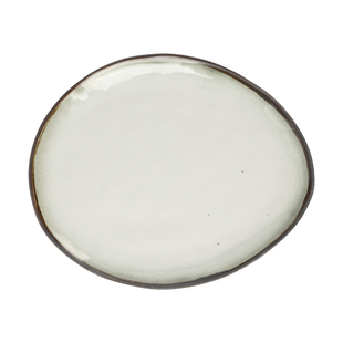 蛋糕盘椭圆形盘子陶瓷餐盘高级感家用餐盘高颜值复古稀奇古怪盘子