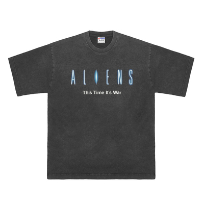 异形Alien恐怖电影纯棉水洗T恤