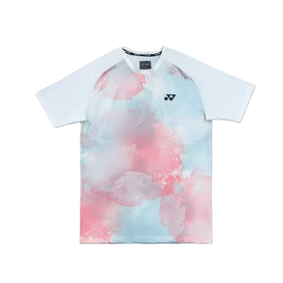 YONEX/尤尼克斯羽毛球服水墨晕染文化衫y速干透气短袖T恤-2724