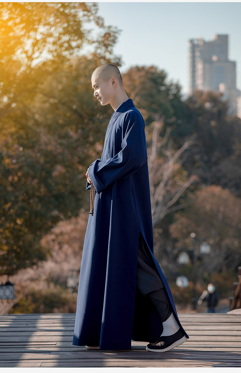 新款僧服装大褂和尚衣服春秋四季僧侣僧衣长褂男女款出家僧人