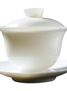 手艺德化白瓷整套大容量功夫茶具