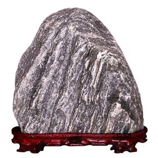 泰山石敢当镇宅室内天然原石办公室靠山石摆件室外泰安正宗泰山石