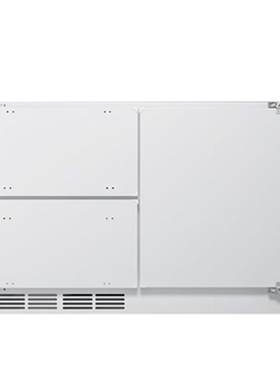 迪恩彩卧式小冰箱全嵌入式橱柜