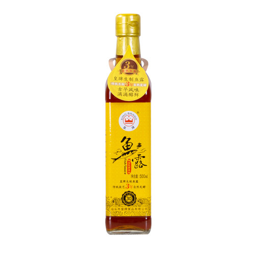 潮汕皇牌鱼露调料家用泡菜专用调味料拌料酱油虾油调味汁12瓶
