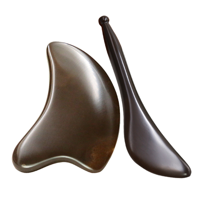 砭石刮痧板面部美容正品工具旗舰店按摩脸部颈背部拨筋棒全身通用