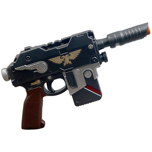 战锤40k暗潮周边矢爆弹枪模型塑料玩具手办卫仲裁者军团男孩道具