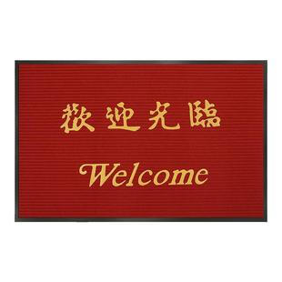 欢迎光临进门地毯迎宾门垫防滑吸水门店酒店大门口地垫入户门门垫